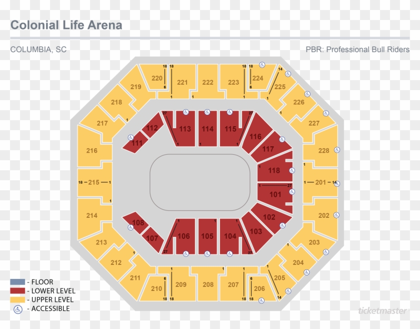 Colonial Life Arena Seating Chart Concert