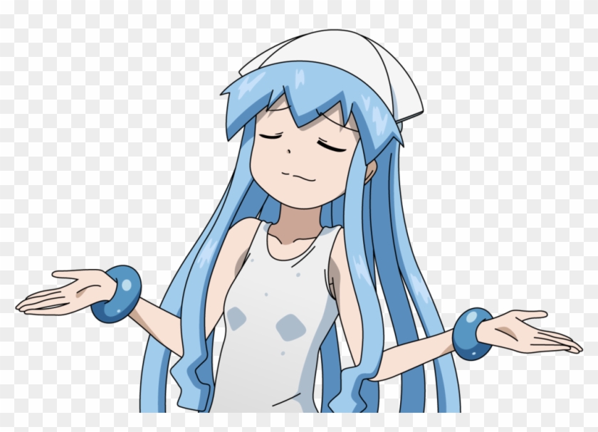 View Samegoogleiqdbsaucenao Squid Shrug , - Anime Girl Shrug Png