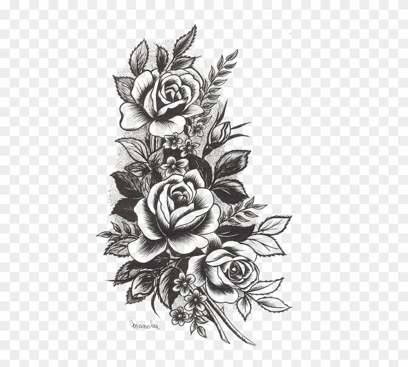 rose tattoo clipart  Clip Art Library