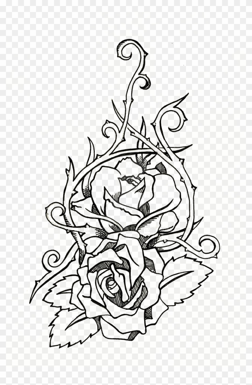 Rose Tattoo Transparent Images - Rose Tattoo Line Art, HD Png Download - 900x1334(#639496) - PngFind Rose Tattoo Transparent Images - Rose Tattoo Line Art, HD Png Download - 900x1334(#639496) - PngFind