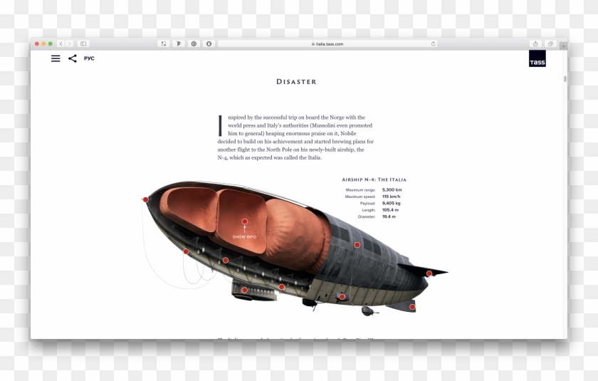 The Airship Crash Chronicle By Tass Russian News Agency Italia Airship Hd Png Download 3424x2024 639796 Pngfind
