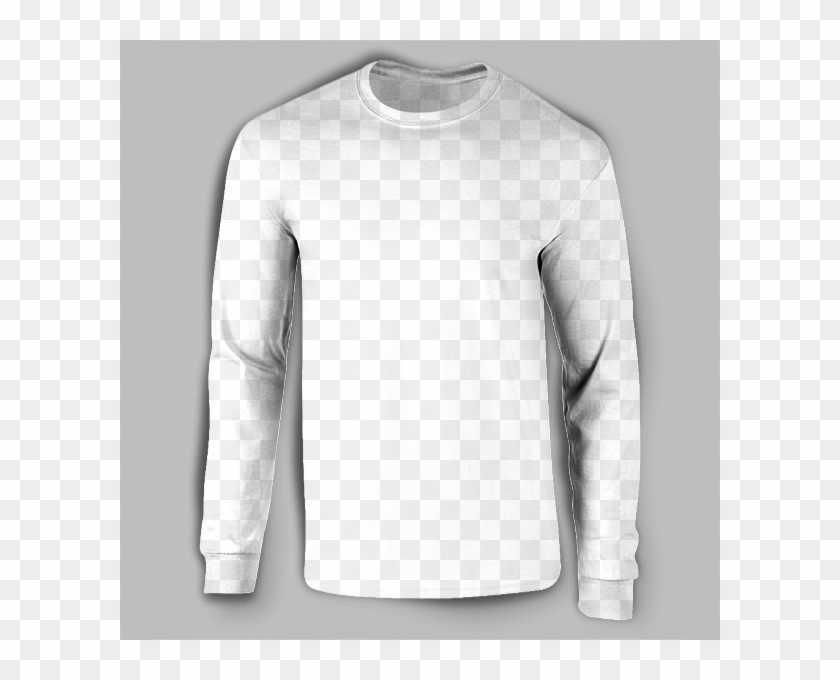 Download Longsleeve Tee Template - Long-sleeved T-shirt, HD Png ...