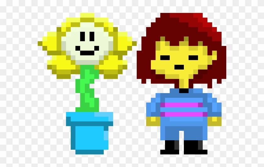 Undertale Frisk & Flowey ColorRED顏料紅 - Illustrations ART street