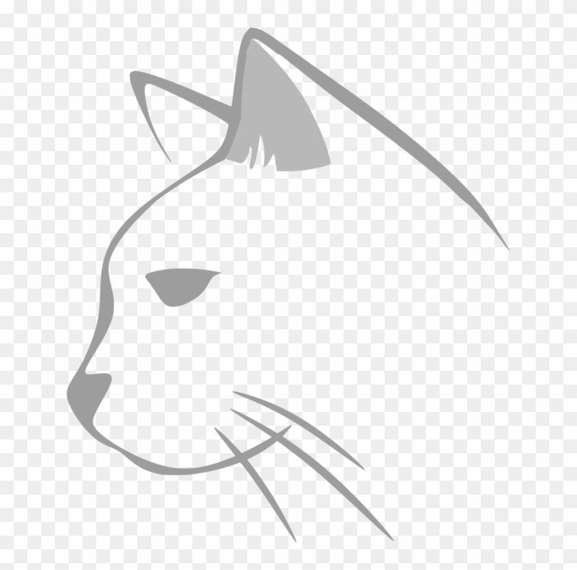 A cat head to draw