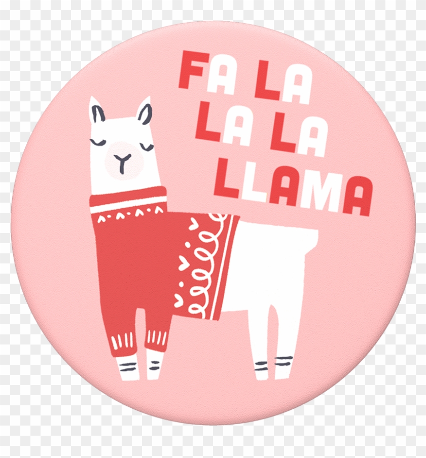 Download Fa La Llama Pink, Popsockets - Fa La La La Llama Popsocket ...