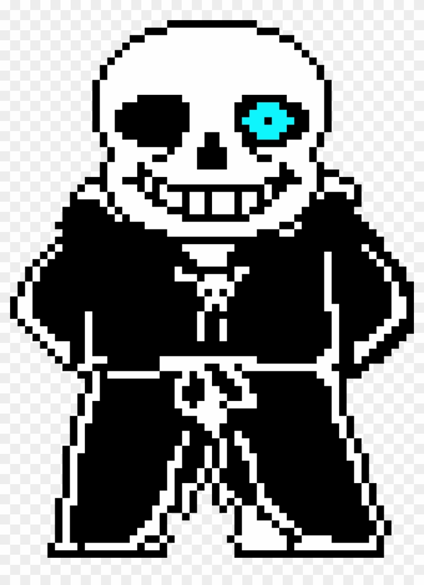 Sans Sprite Clipart , Png Download - Minecraft Pixel Art Undertale,  Transparent Png, png download, transparent png image