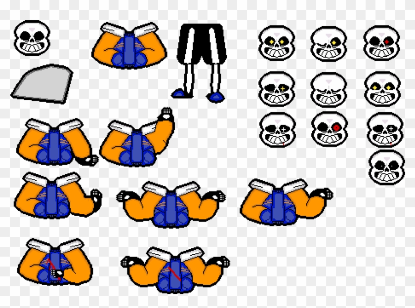 Sans Sprite Sheet, HD Png Download - 927x645(#6344749) - PngFind