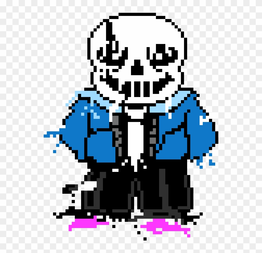 Download Sans Sprite - Reaper Sans Pixel Art Png Image With Undertale Sans  Pixel,Sans Sprite Transparent - free transparent png images 