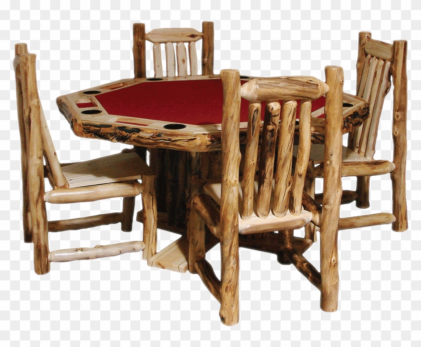 Aspen Log Round Table Kitchen, Aspen Round Dining Table