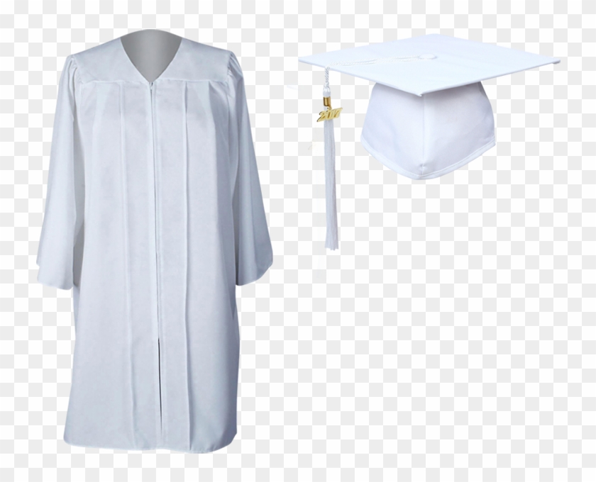 Graduation Gowns - Toga White For Graduation, HD Png Download - 800x800 ...