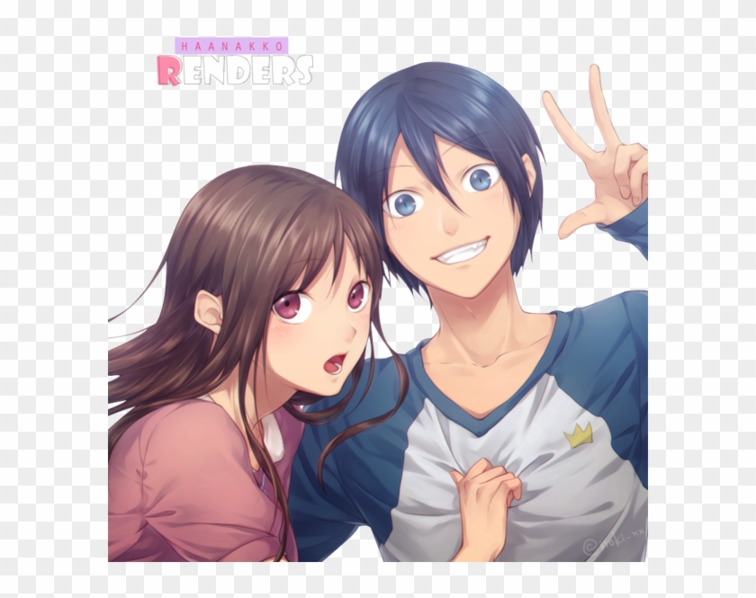 Anime Bff Boy And Girl, HD Png Download - 600x600(#6352127) - PngFind