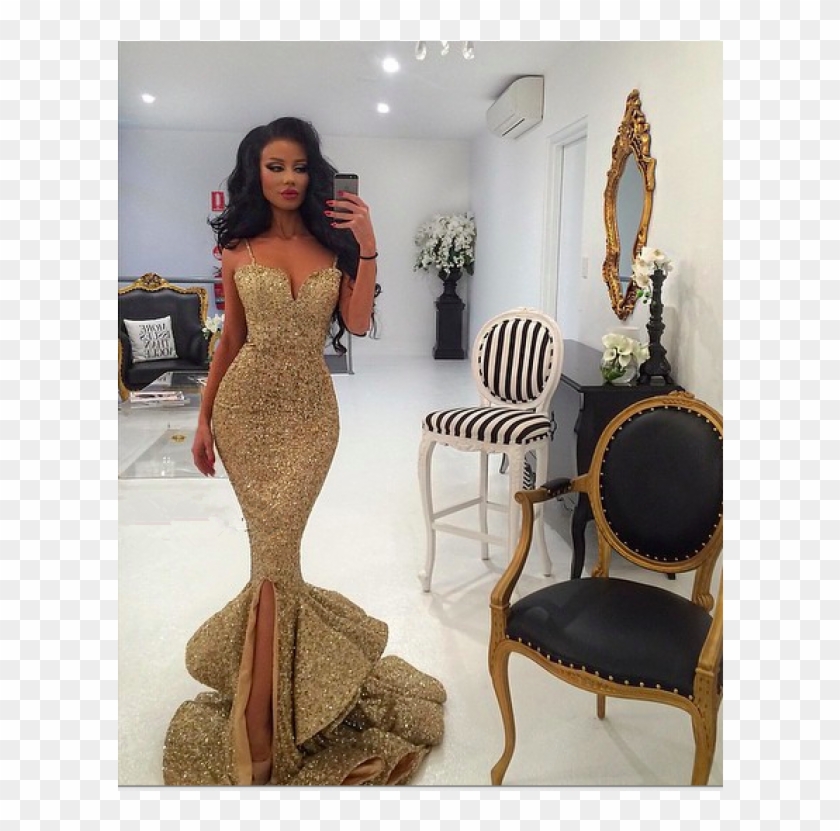 prom dress with mermaid tail