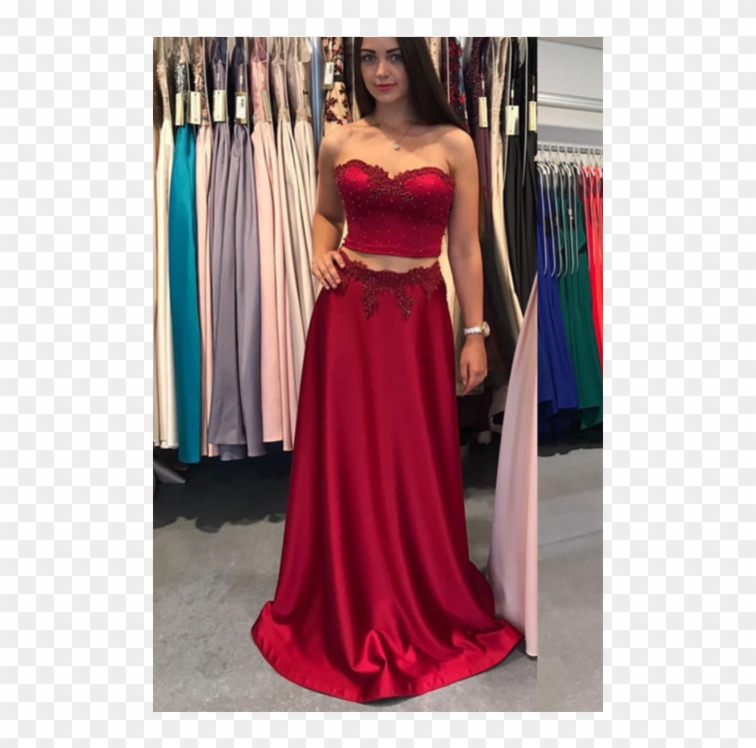 Hot Sale Fine Prom Dresses Unique Unique Two Piece - Vestidos De Fiesta De 2  Piezas, HD Png Download - 750x750(#6357558) - PngFind
