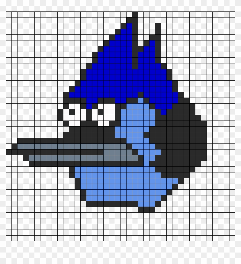 Mordecai Perler Bead Pattern / Bead Sprite - Unown Question Mark Gif ...
