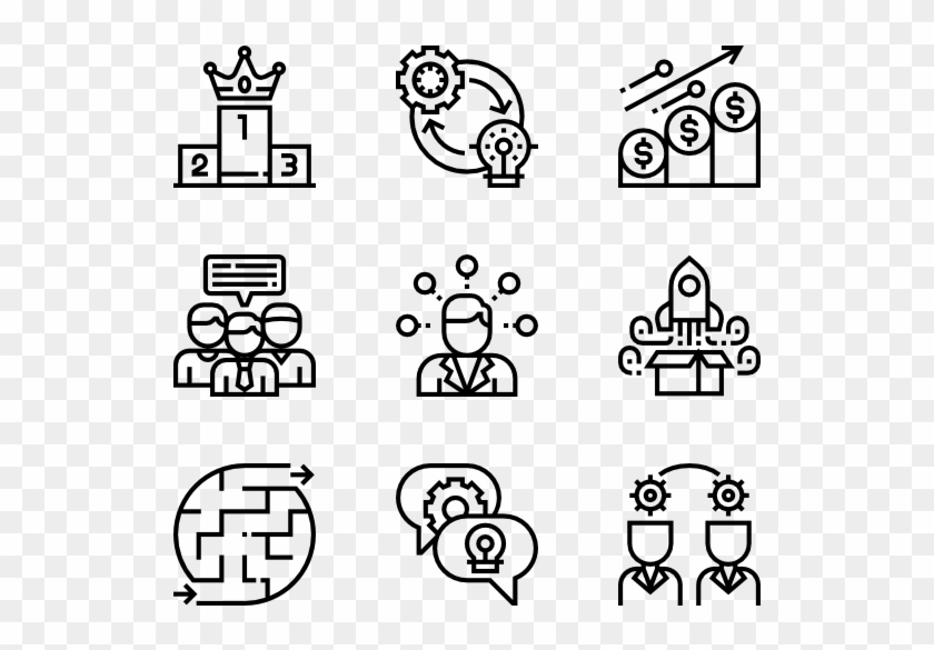Business Strategy - Work Icon, HD Png Download - 600x564(#6370377 ...