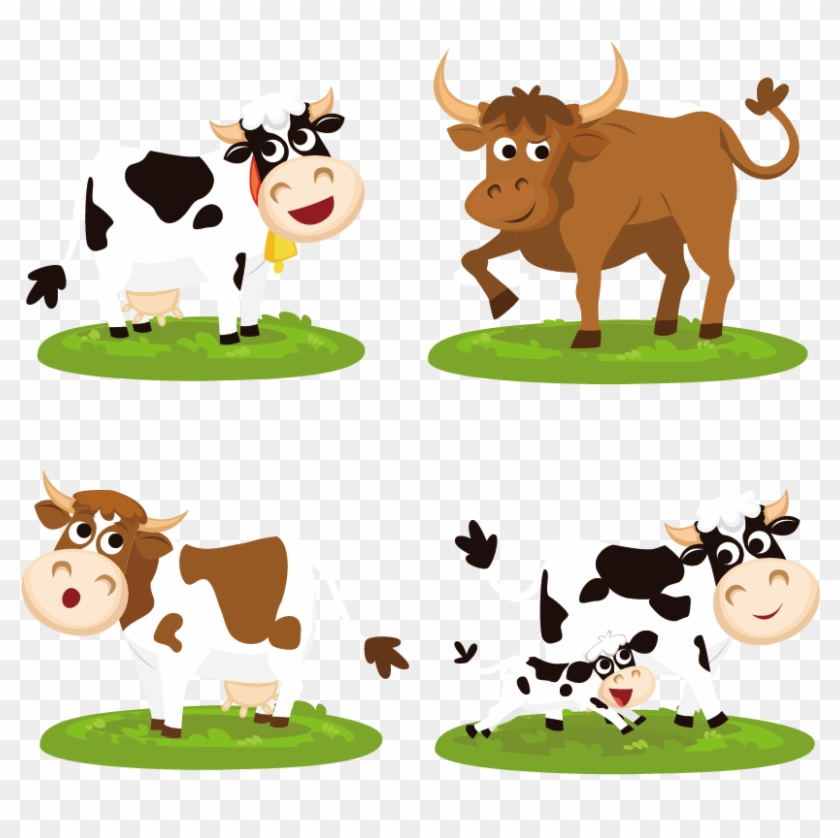 Beef Cattle Cartoon Clip Art - Cow Cartoon Png, Transparent Png -  824x758(#6379326) - PngFind