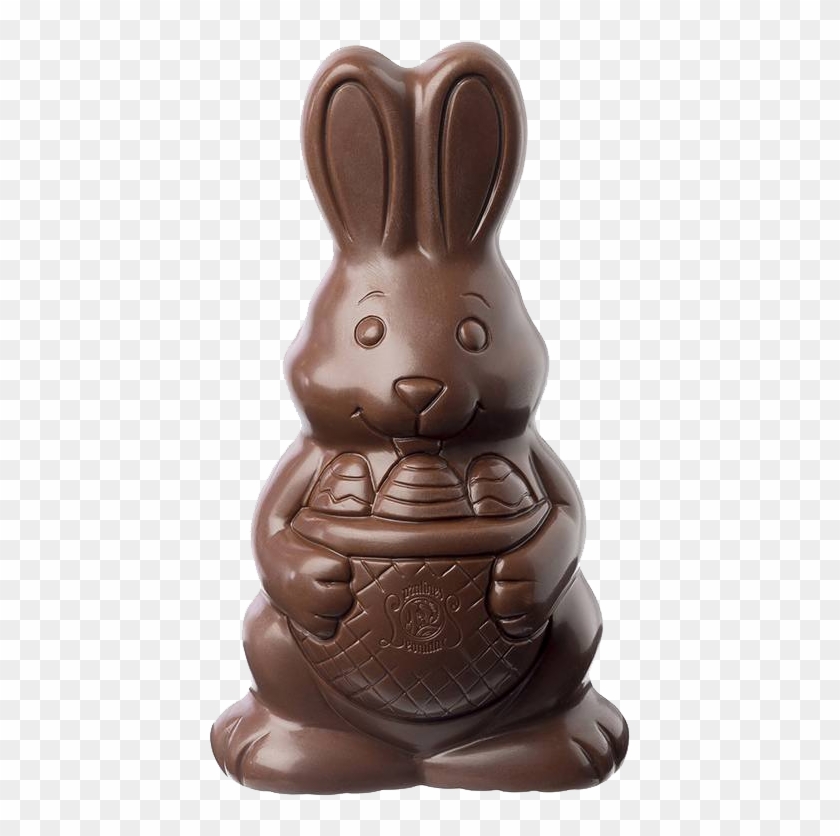Forma De Coelho De Chocolate Chocolate Bunny Png - Domestic Rabbit, Transparent Png - 906x906