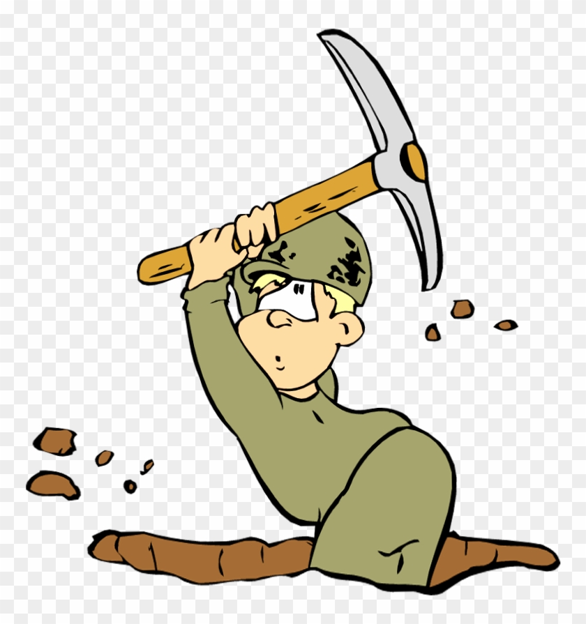 To Dig Cartoon Digging Clipart