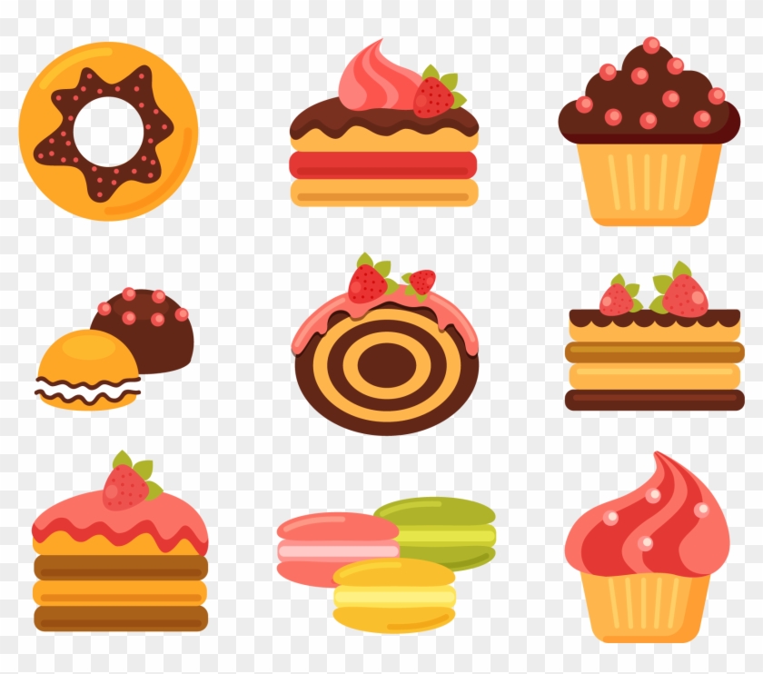 Bakery, Cupcake, Doughnut, Cuisine, Food Png Image - Cakes And Pastries  Cartoon, Transparent Png - 1800x1800(#6388423) - PngFind