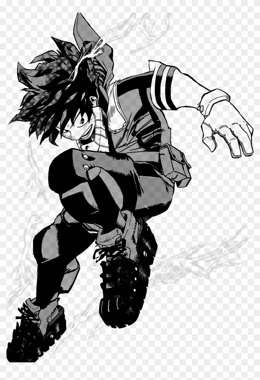 Bnha Caps Cleaned, Redrawn, And Transparent Izuku - One For All Full ...