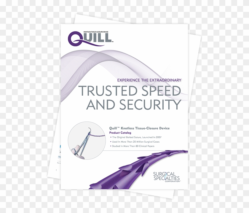 Quill™ Knotless Tissueclosure Device Product Catalog Quill Suture