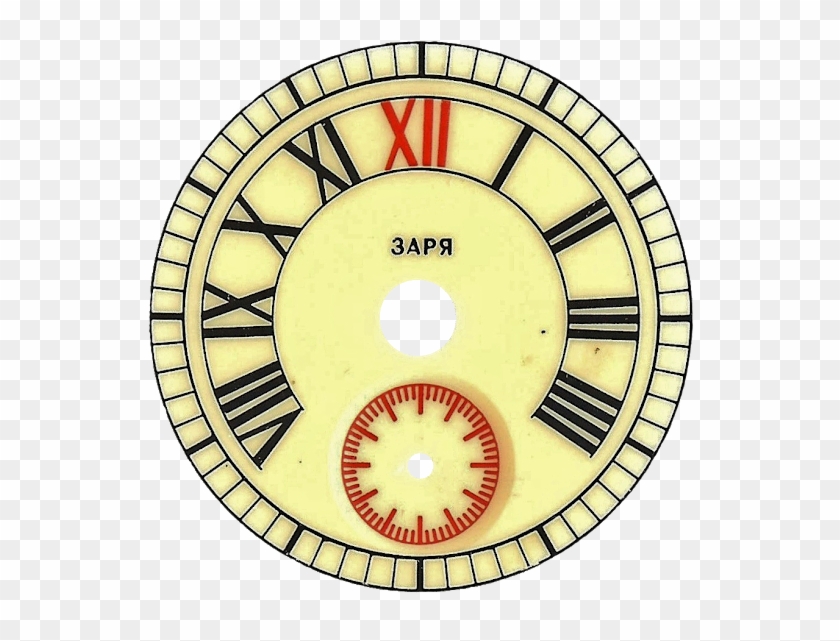 Watch Face Template Png Png Download Roman Numeral Clock, Transparent ...