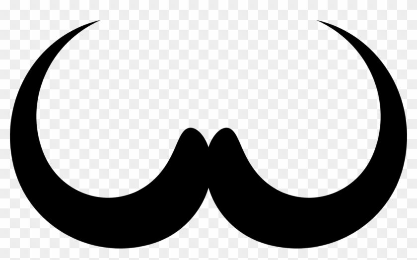 Handlebar Moustache Silhouette Beard Hairstyle Fancy Mustache