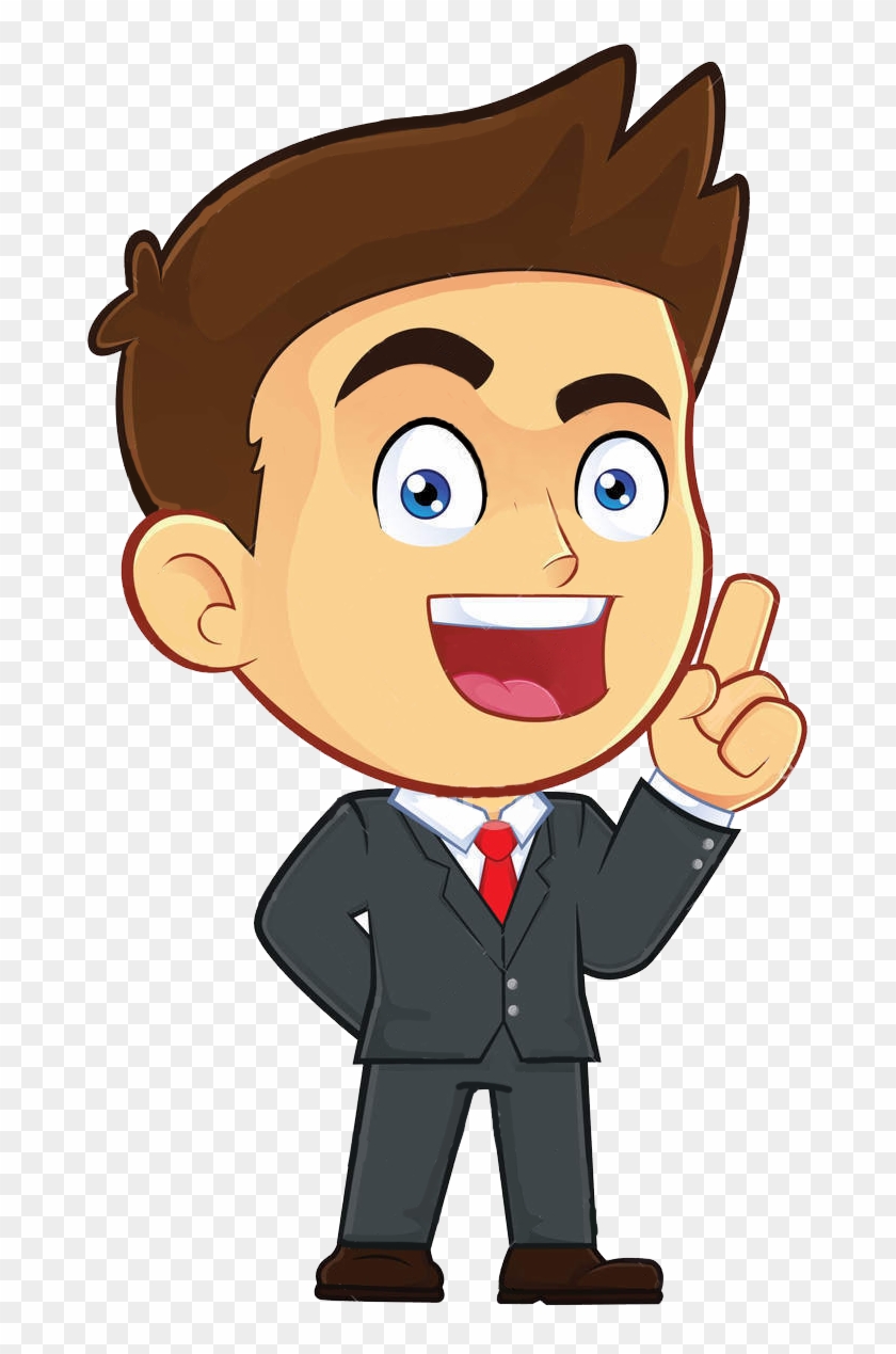 How Pocketfsa Works - Cartoon Businessman Clipart, HD Png Download -  1065x1300(#6423736) - PngFind