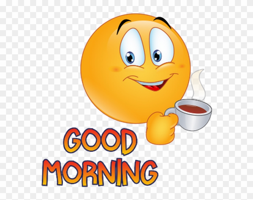 Emoji World Good Morning - Love Good Morning Emoji, HD Png Download -  576x583(#6425893) - PngFind