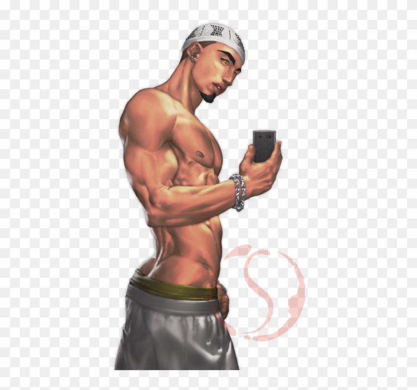Drawing Muscles Body Builder - Muslim Muscle, HD Png Download -  430x750(#6430139) - PngFind