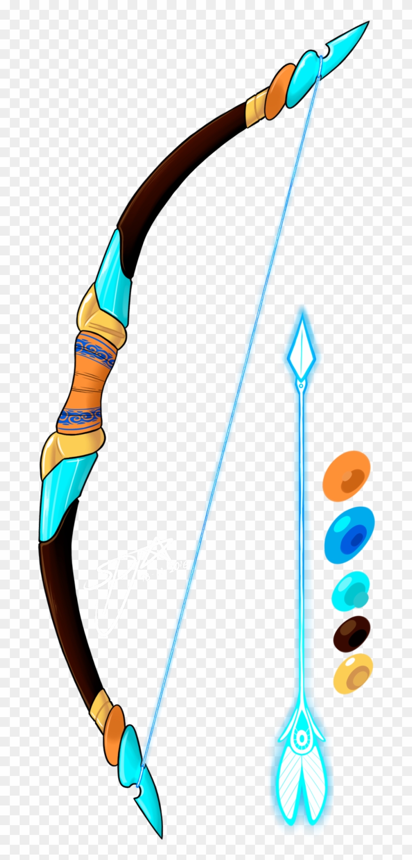 Download Bow And Arrow Clip Art Water Bow And Arrow Hd Png Download 842x1920 6436337 Pngfind
