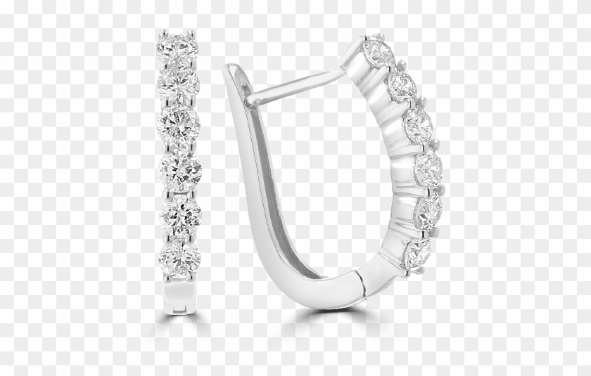 14kt White Gold - Earrings, HD Png Download - 580x720(#6444912) - PngFind