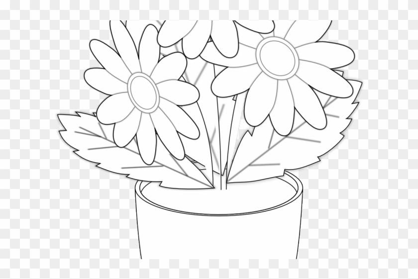 Flower Vase Cliparts Drawing Vase Of Flowers Hd Png Download 640x480 6448959 Pngfind