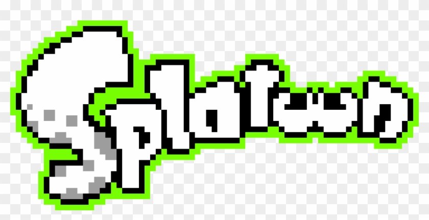 Splatoon Logo Png - Splatoon Logo Pixel Art, Transparent Png - 1168x544