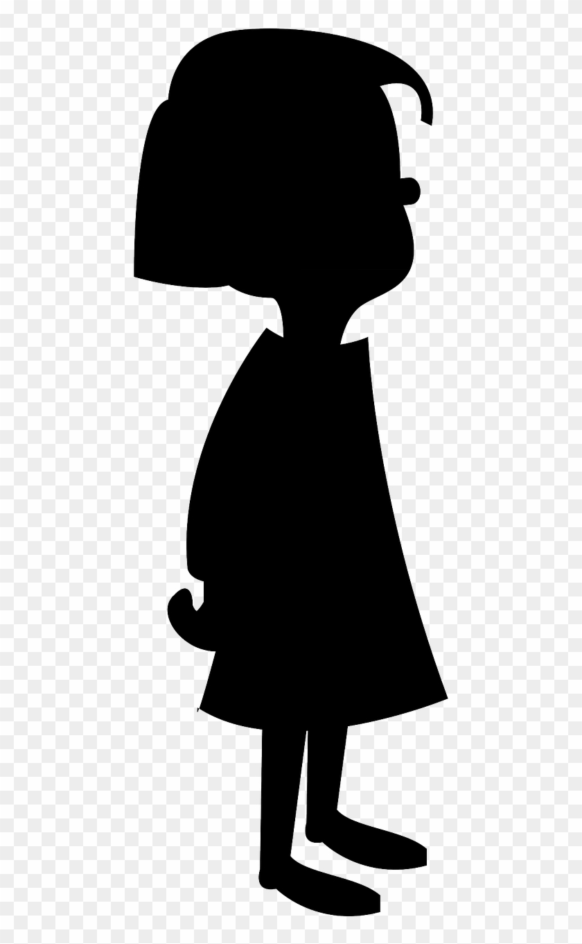 Silhouette Little Girl Free Picture Boys And Girls Color Hd Png Download 640x1280 Pngfind