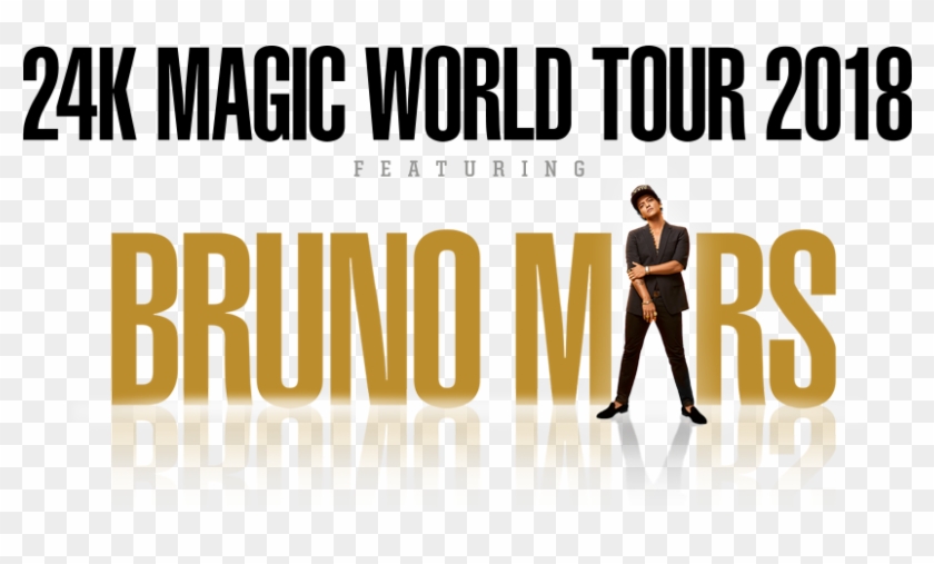 Bruno Mars 24k Magic World Tour Dates 2017 Concert - Poster, HD Png  Download - 823x427(#6464026) - PngFind
