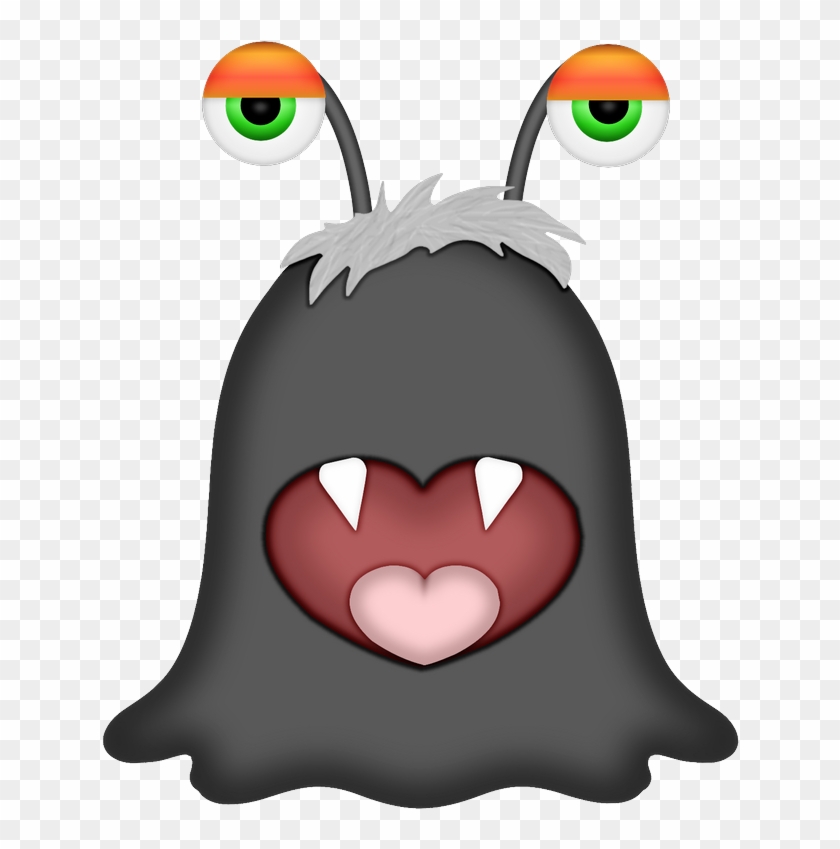 ᗰọŋʂtєrʂ‿ ⁀°•• - Gray Monster Clip Art, HD Png Download - 800x800