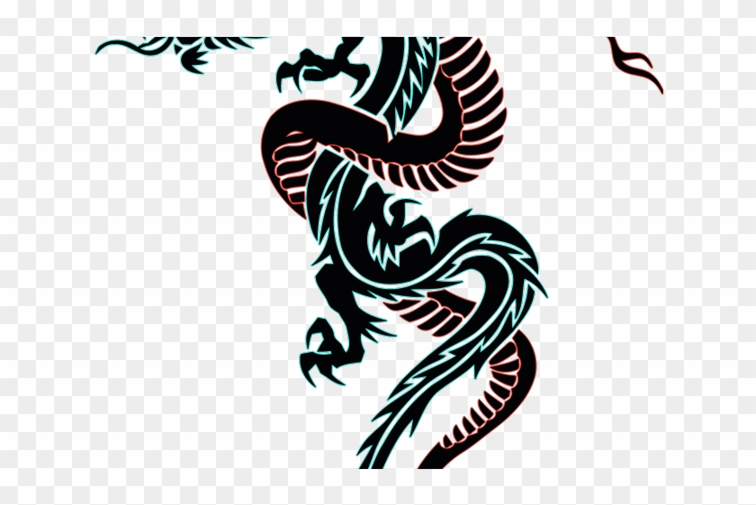 dragon black and white  Clip Art Library