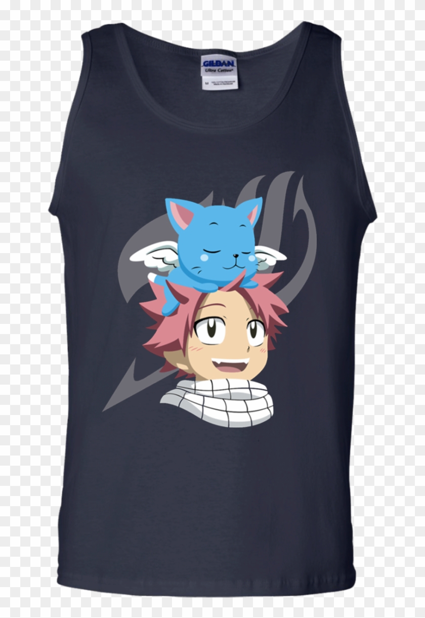 Natsu Happy Fairy Tail Tank Top Exceed Happy Baby Fairy - 