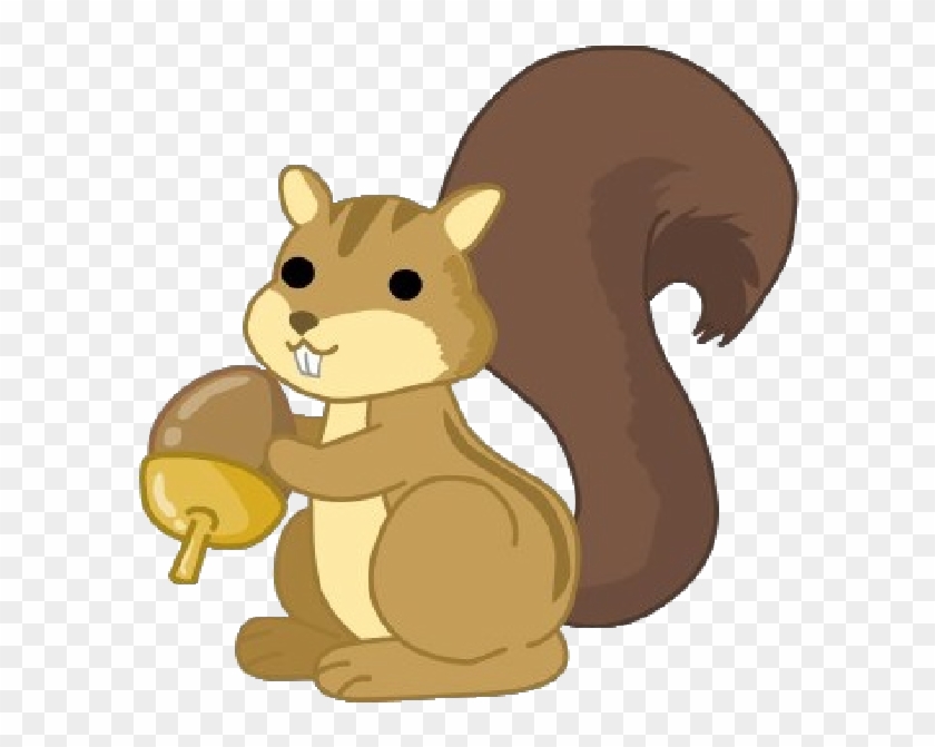 Squirrel Cartoon Clipart - Squirrel Clipart, HD Png Download -  600x600(#6470435) - PngFind