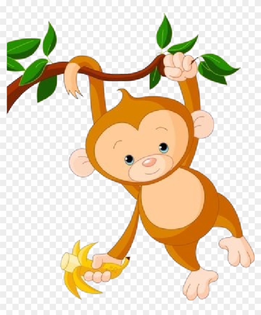 Hanging Monkey Png Baby Monkey Clip Art Transparent Png 1024x1024 Pngfind
