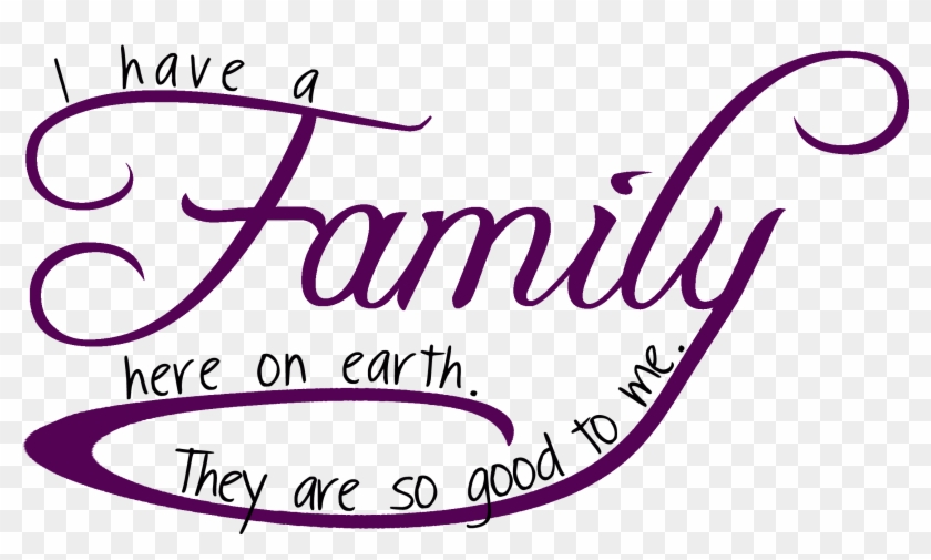Family Word Art, HD Png Download - 2463x1491(#6482675) - PngFind