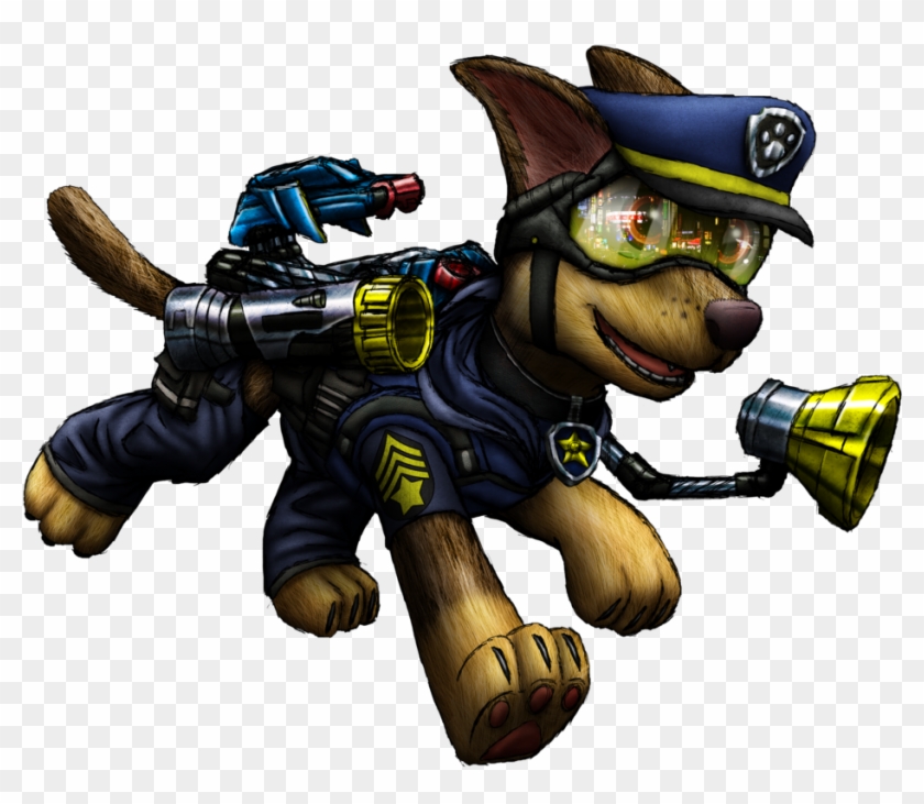 Paw Patrol Chase Fan Art , Png Download - Paw Patrol Chase Fanart