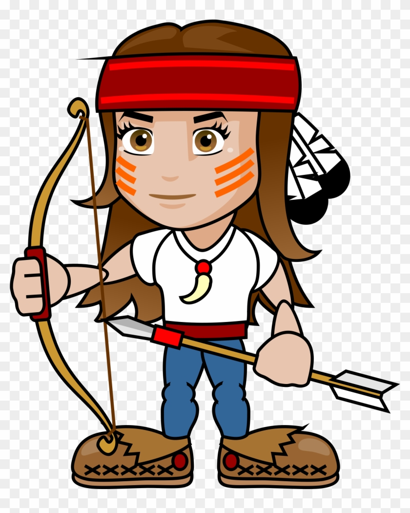 Clipart - Cartoon Hunter With Bow And Arrow, HD Png Download -  1996x2400(#6489622) - PngFind
