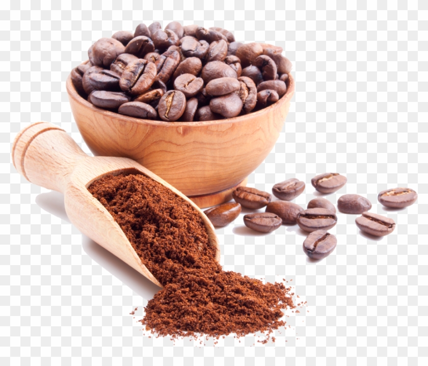 Cafe-molido - Ground Coffee Beans White Background, HD Png Download -  1000x795(#6492732) - PngFind
