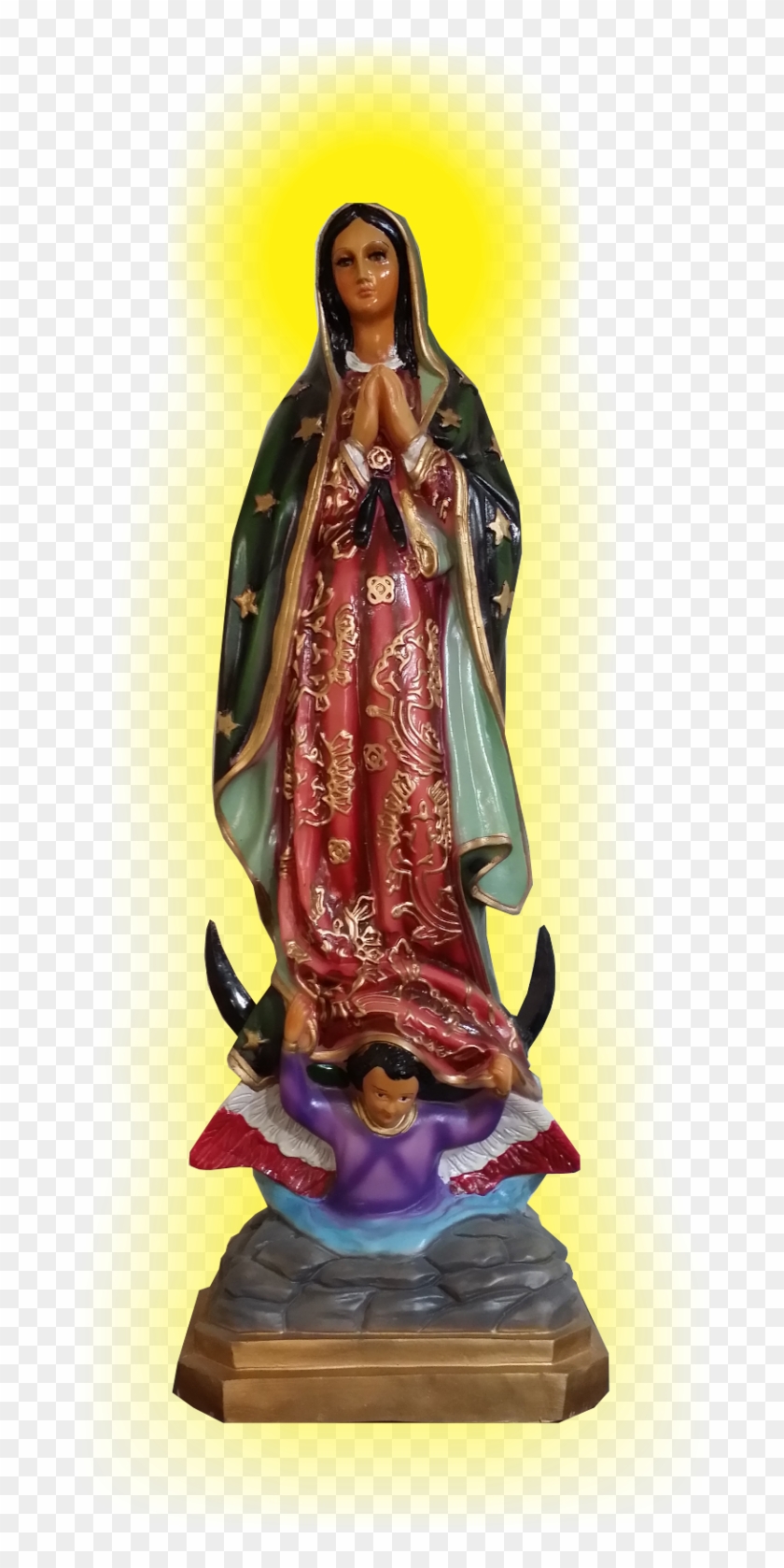 Oración De La Virgen De Guadalupe - Figurine, HD Png Download -  703x1600(#655851) - PngFind