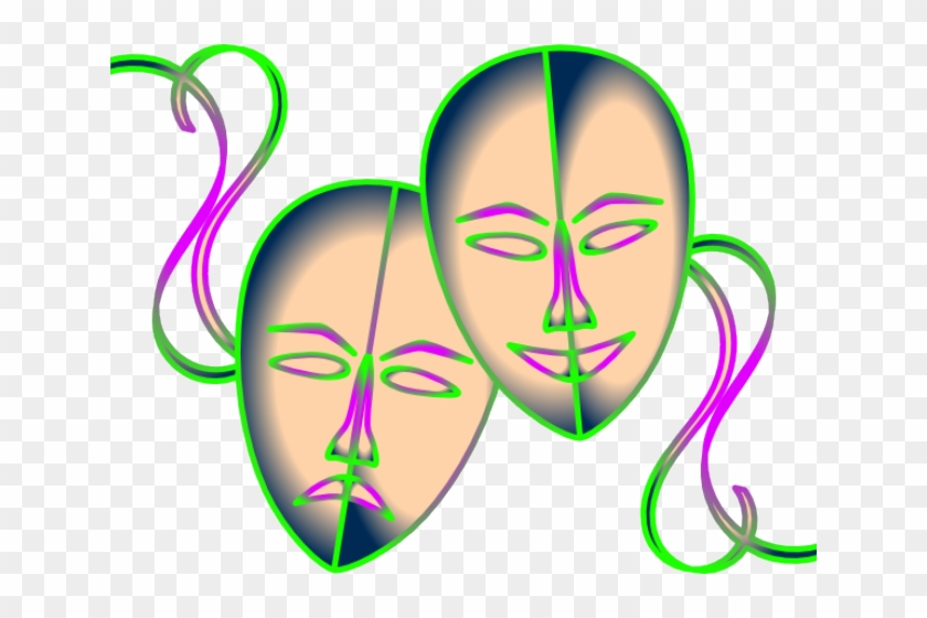 Theater Mask Clipart, HD Png Download - 640x480(#6501696) - PngFind