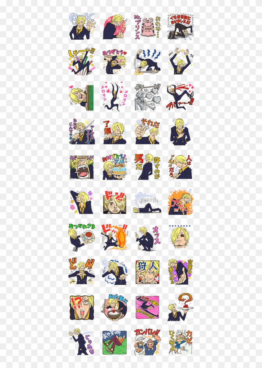 One Piece Special Sanji Stickers Kamen Rider Zi O Line Stickers