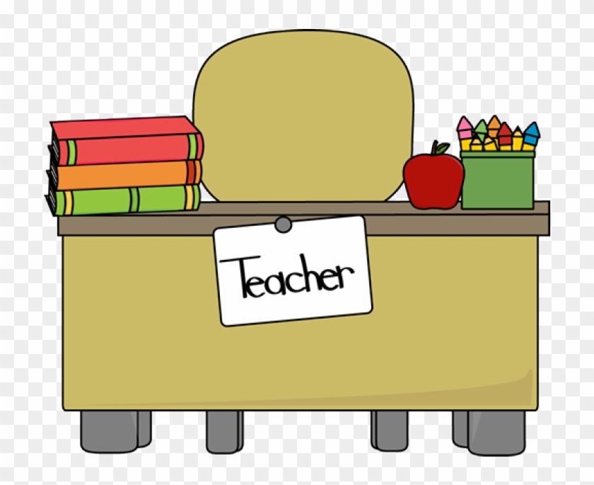 Classroom - Table - Clipart - Teacher Desk Clipart - Teachers Desk