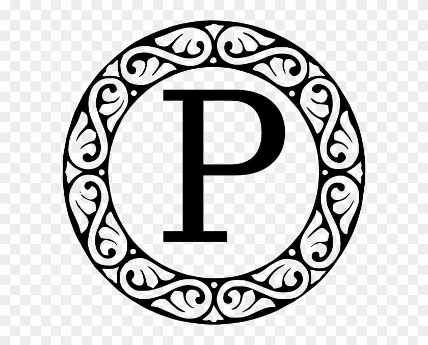 Fancy Svg Letter P